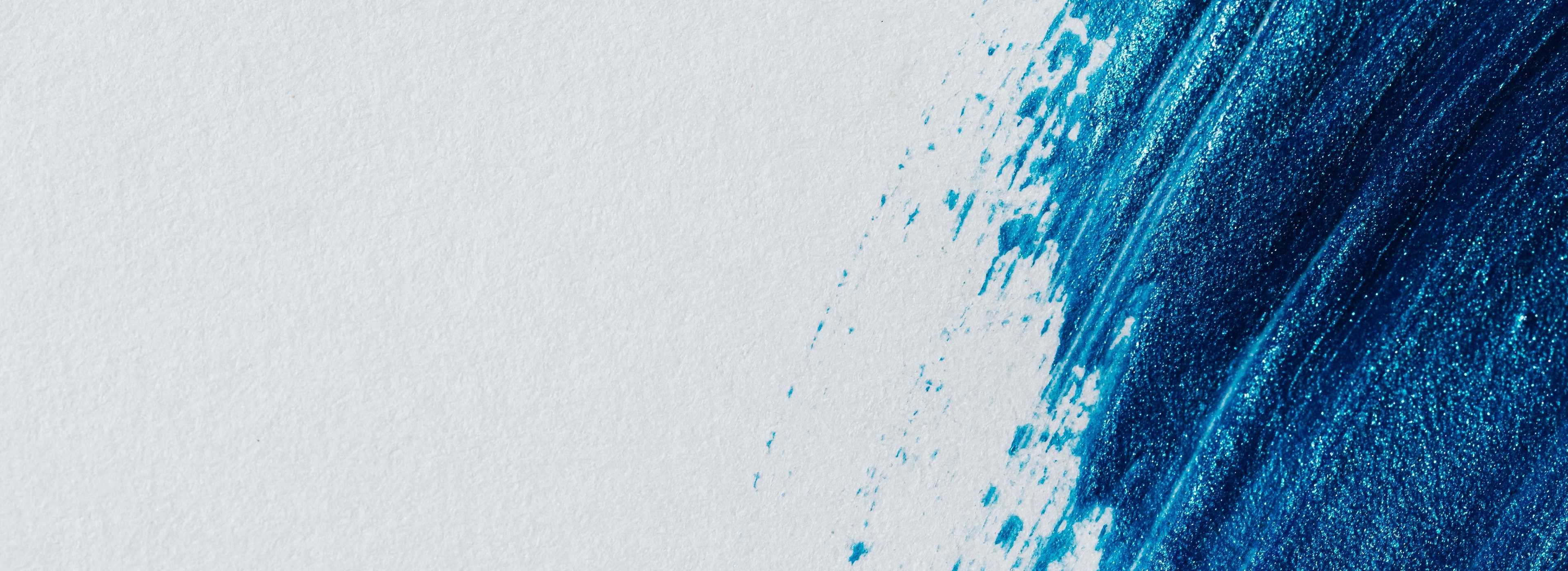 Blue Paint In White Background